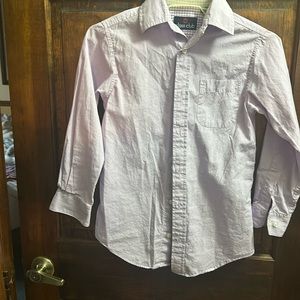 Little boys dress casual button down collar. Classic Club, 100% cotton, machine.